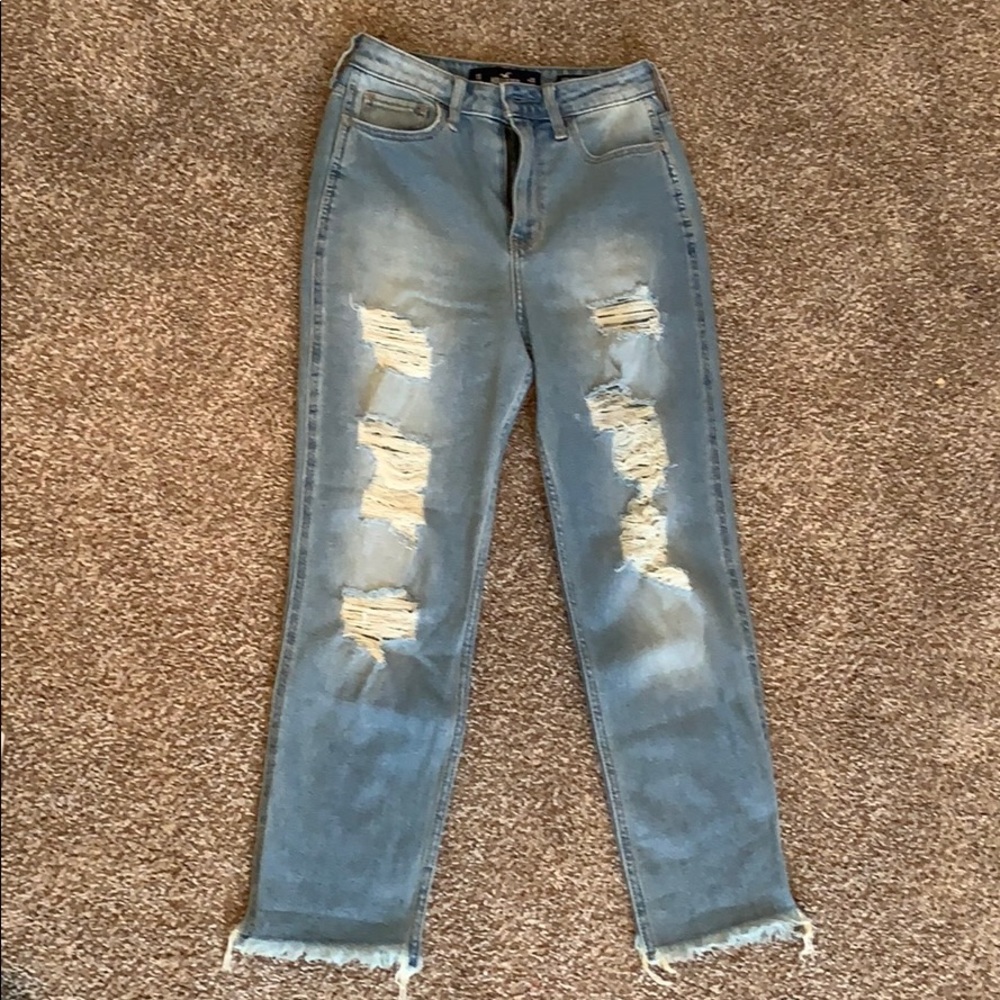Hollister vintage stretch ultra high-rise mom jean